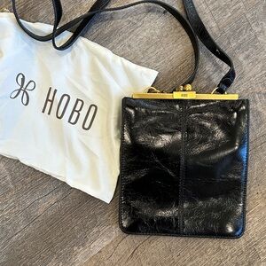 HOBO Black Leather Shoulder Bag